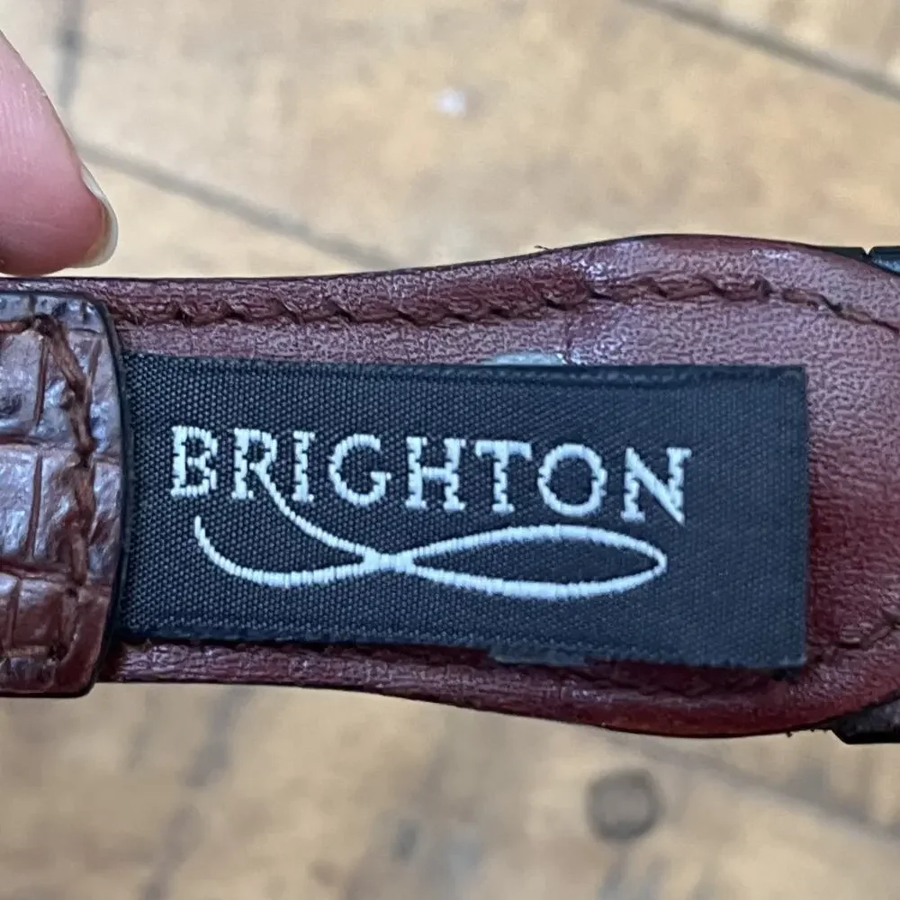 Brighton braided belt